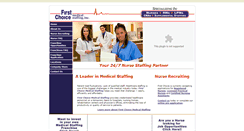 Desktop Screenshot of fcmedstaffing.com